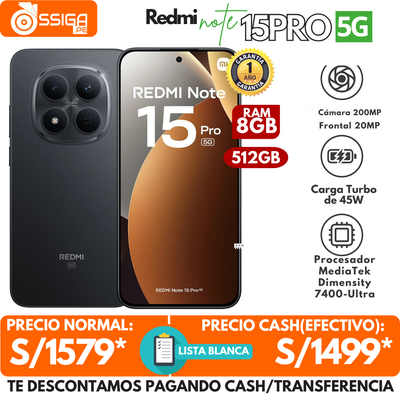 Redmi Note 15 Pro 5G 8+512GB