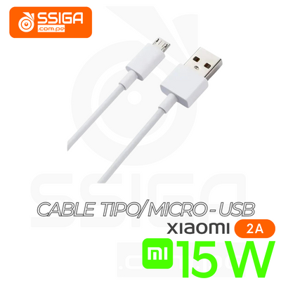 Cable Micro Usb B8 Blanco Xiaomi
