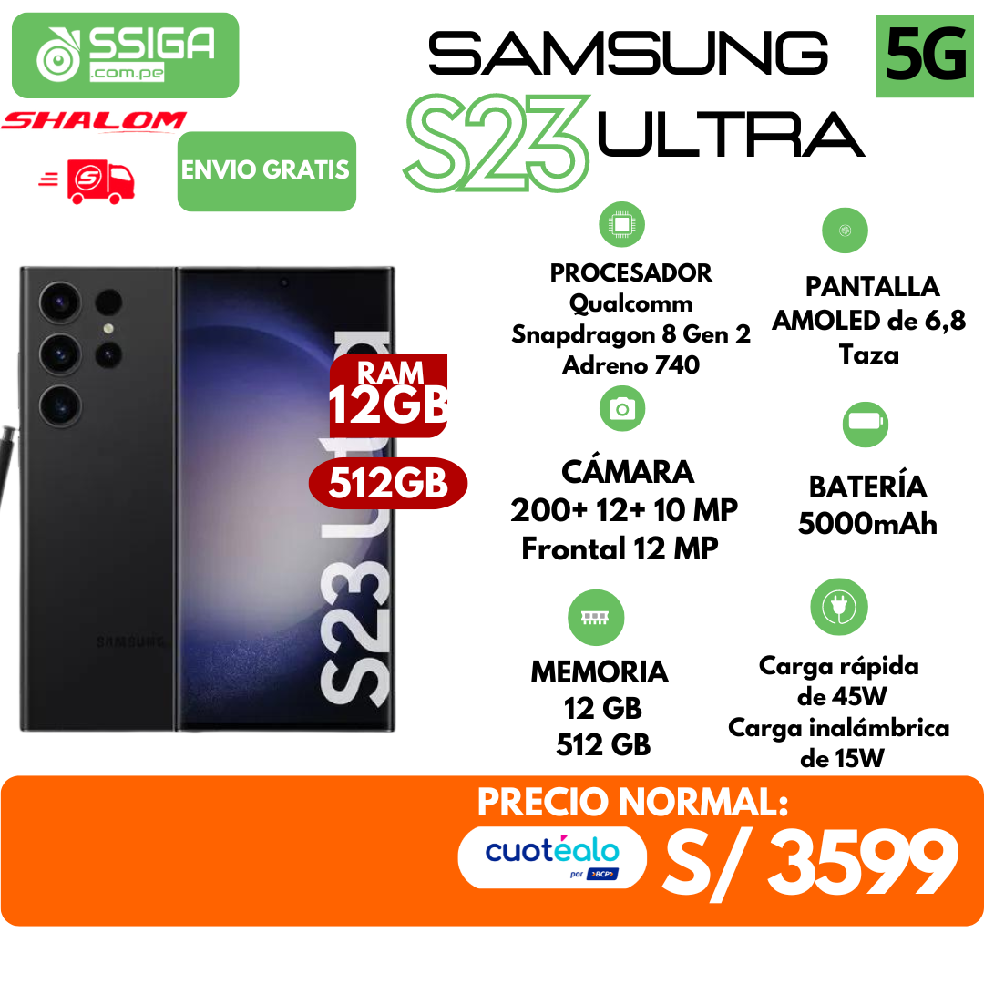 SAMSUNG S23 ULTRA 12+512