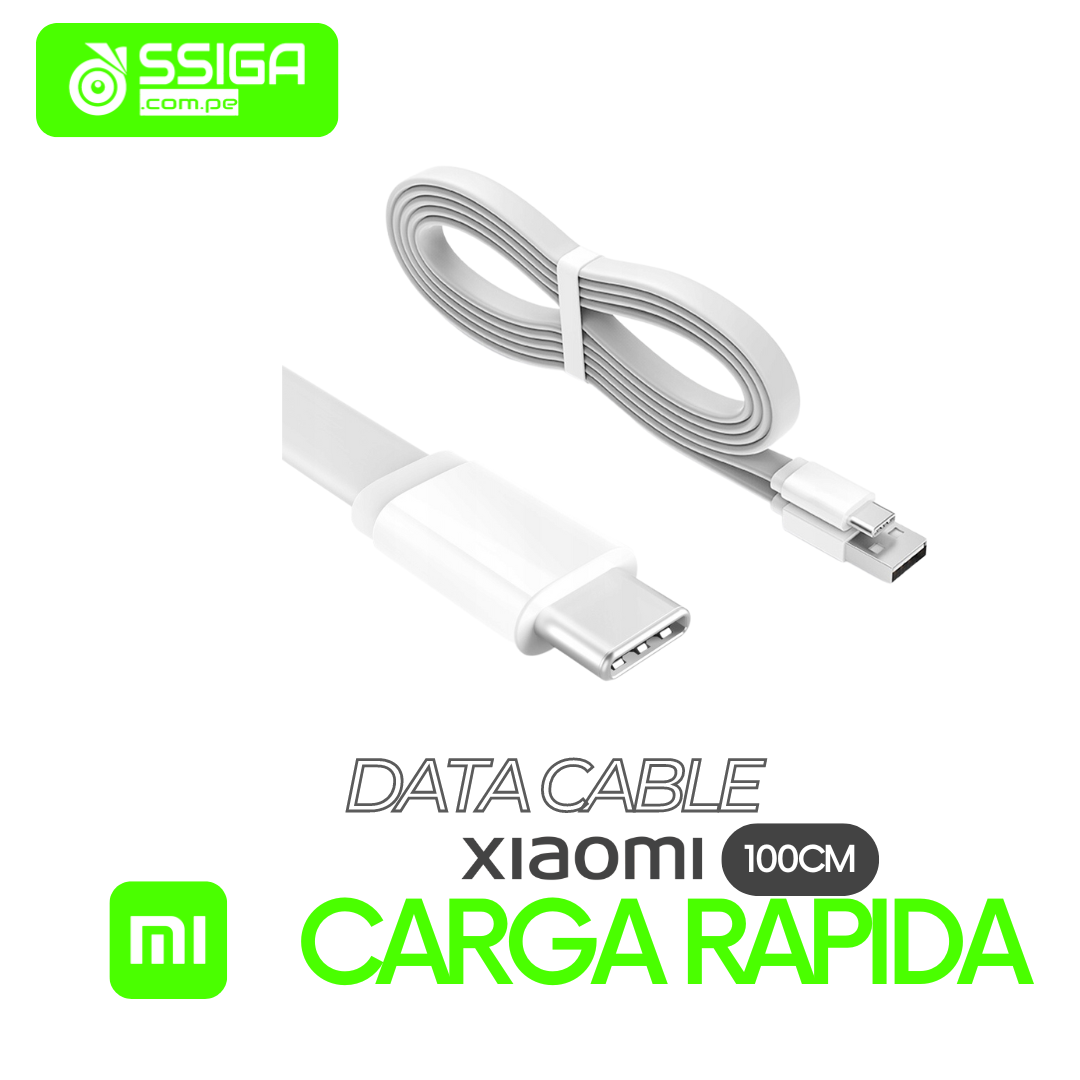 Mi DataCable Carga rapido Blanco