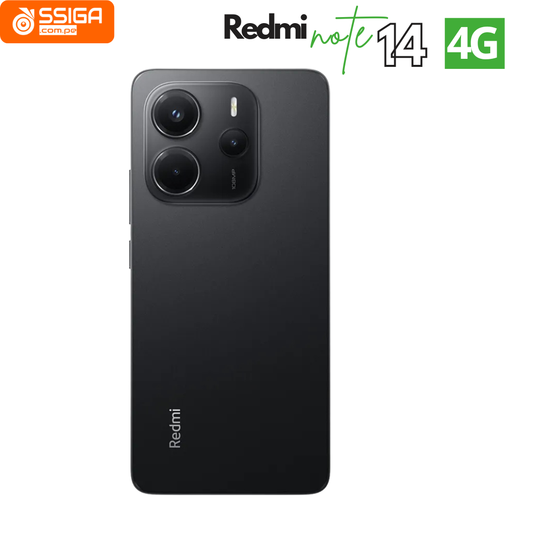 Redmi Note 14 4G 8+256GB Negro