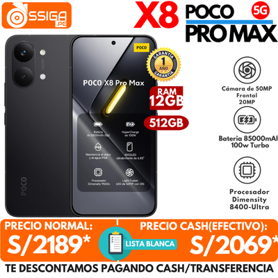 Poco X8 Pro Max 12+512 Negro