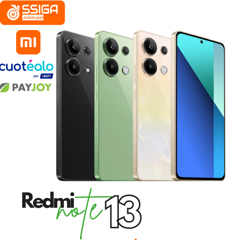 Redmi Note 13 4G 8+256Gb Negro