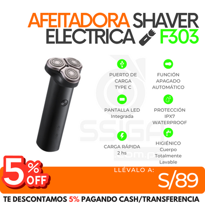 Afeitadora Electrica Shaver F303