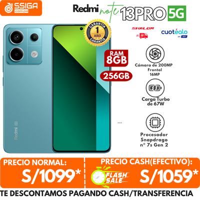 Redmi Note 13 Pro 5G 8+256GB Ocean Teal