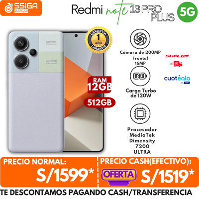 Redmi Note 13 Pro Plus 5G 12Gb+512Gb  Aurora