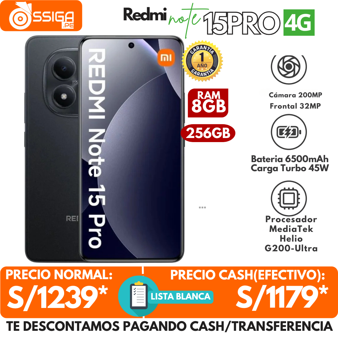 Redmi Note 15 Pro 4G 8+256GB
