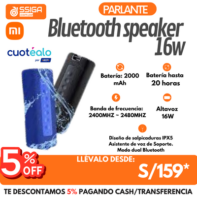 Parlante 16w Xiaomi Azul