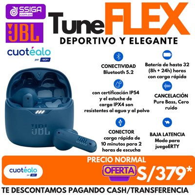 Jbl Tune Flex Azul