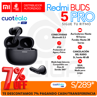 Redmi Buds 5 pro Negro