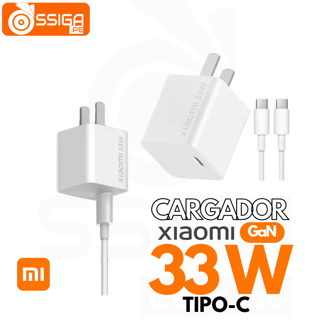 Mi Cargador Turbo 33W Blanco