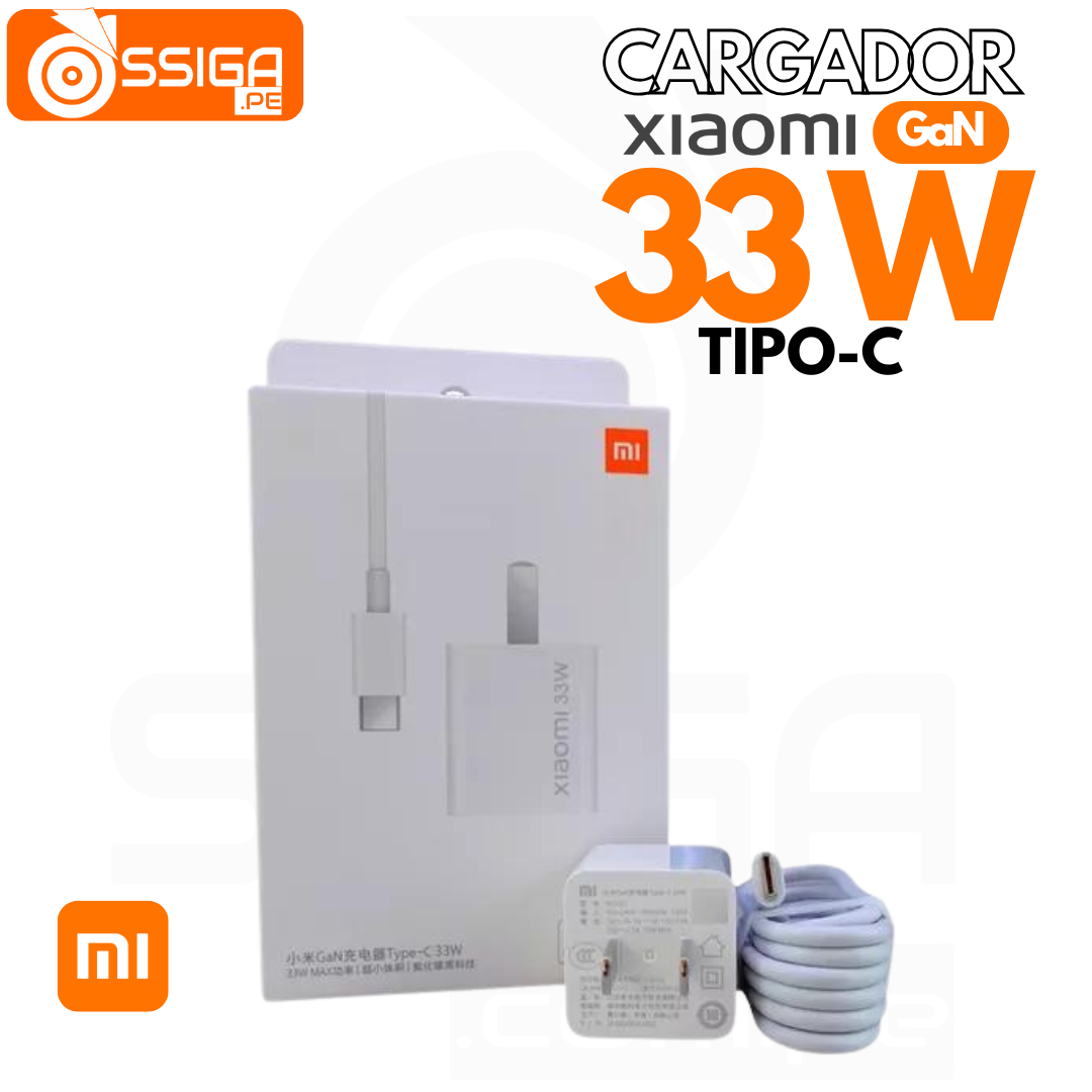 Mi Cargador Turbo 33W Blanco