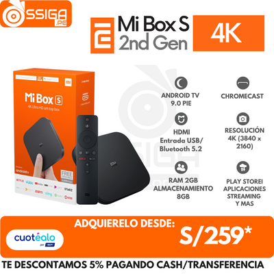 Xiaomi Tv Box 4k Gen 2 Negro