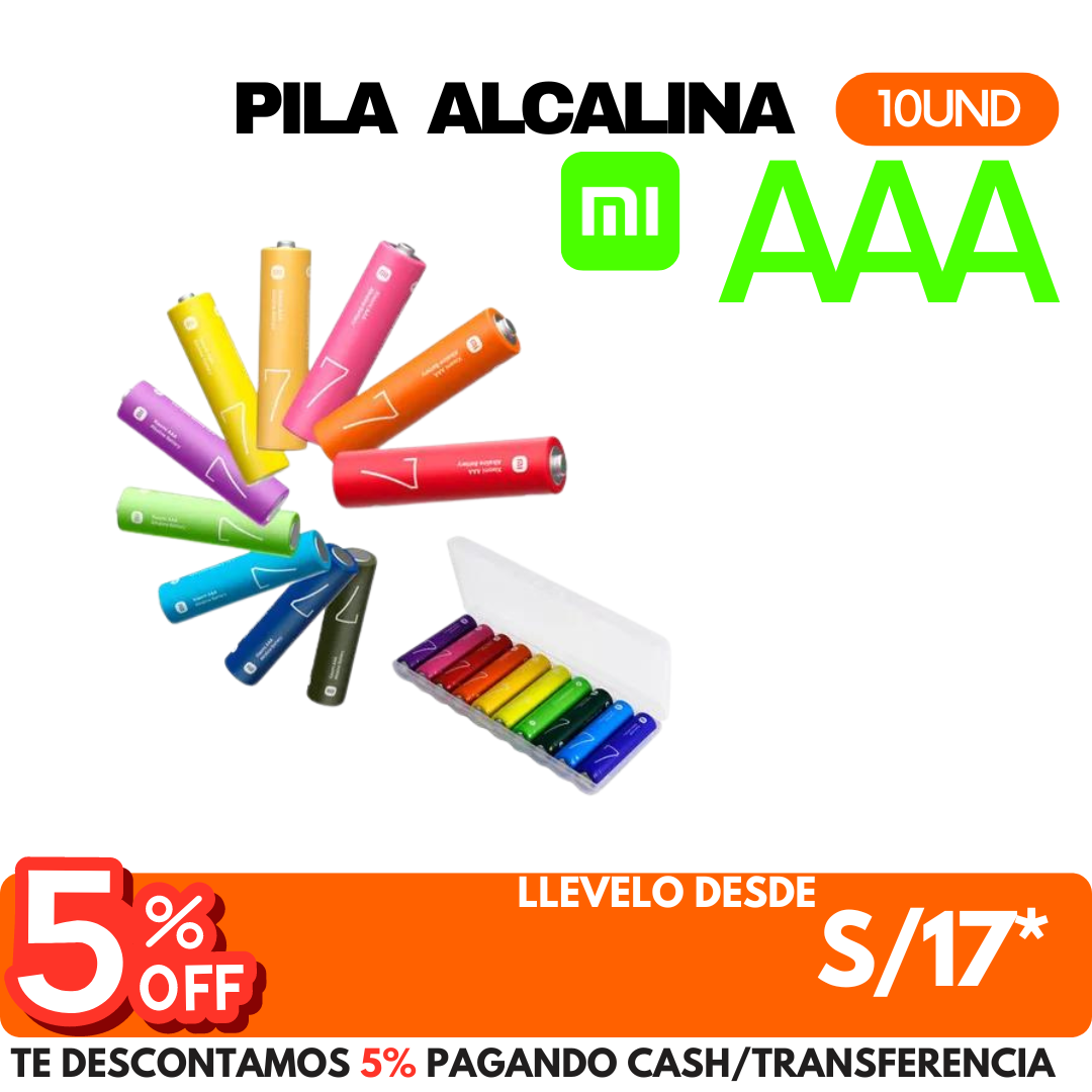 Pilas Alcalinas AAA Xiaomi