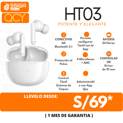 Qcy HT03 Blanco