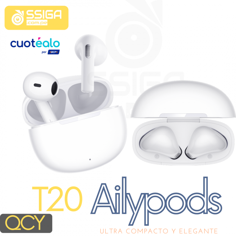 Qcy Ailypods/T20 Blanco