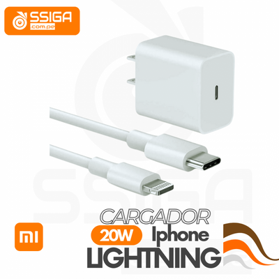 Mi cargador Iphone 20w con Cable Lightning