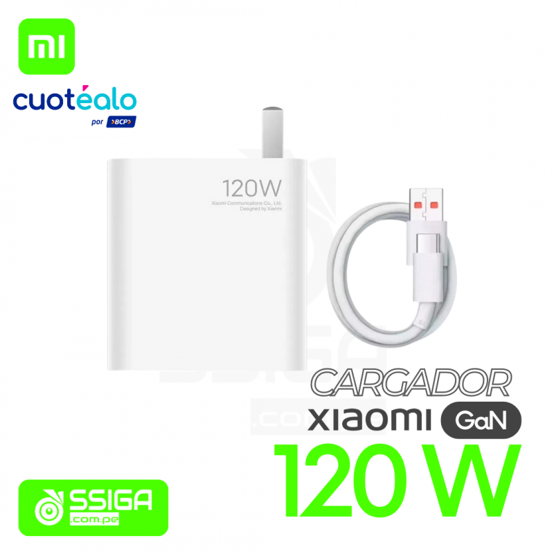 Mi Cargador 120W Blanco Xiaomi