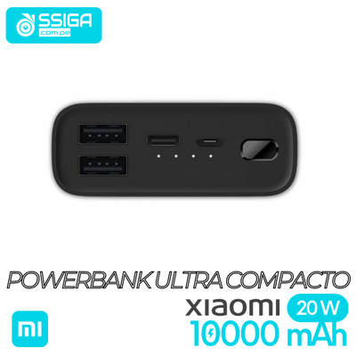 Mi Power Bank 3 Ultra Compact 10000 mAh Negro