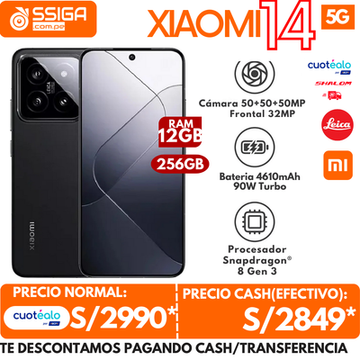 Xiaomi 14  12Gb + 256Gb Negro