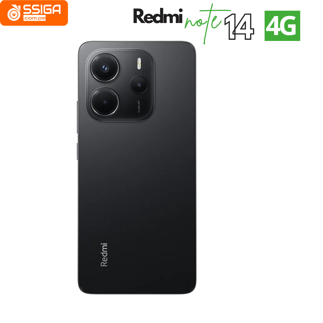 Redmi Note 14 4G 6+128GB Negro