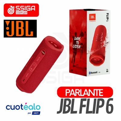 Parlante Jbl Flip 6 Rojo