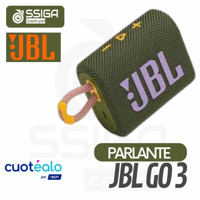 Parlante Jbl Go 3 Verde Camuflado