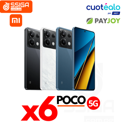 Poco X6 5G 8+256GB Negro