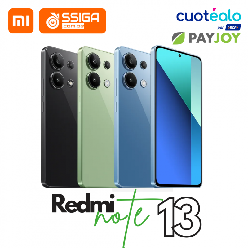 Redmi Note 13 4G 8GB + 256GB Verde