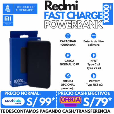 Redmi Power Bank 10000mAh 18W