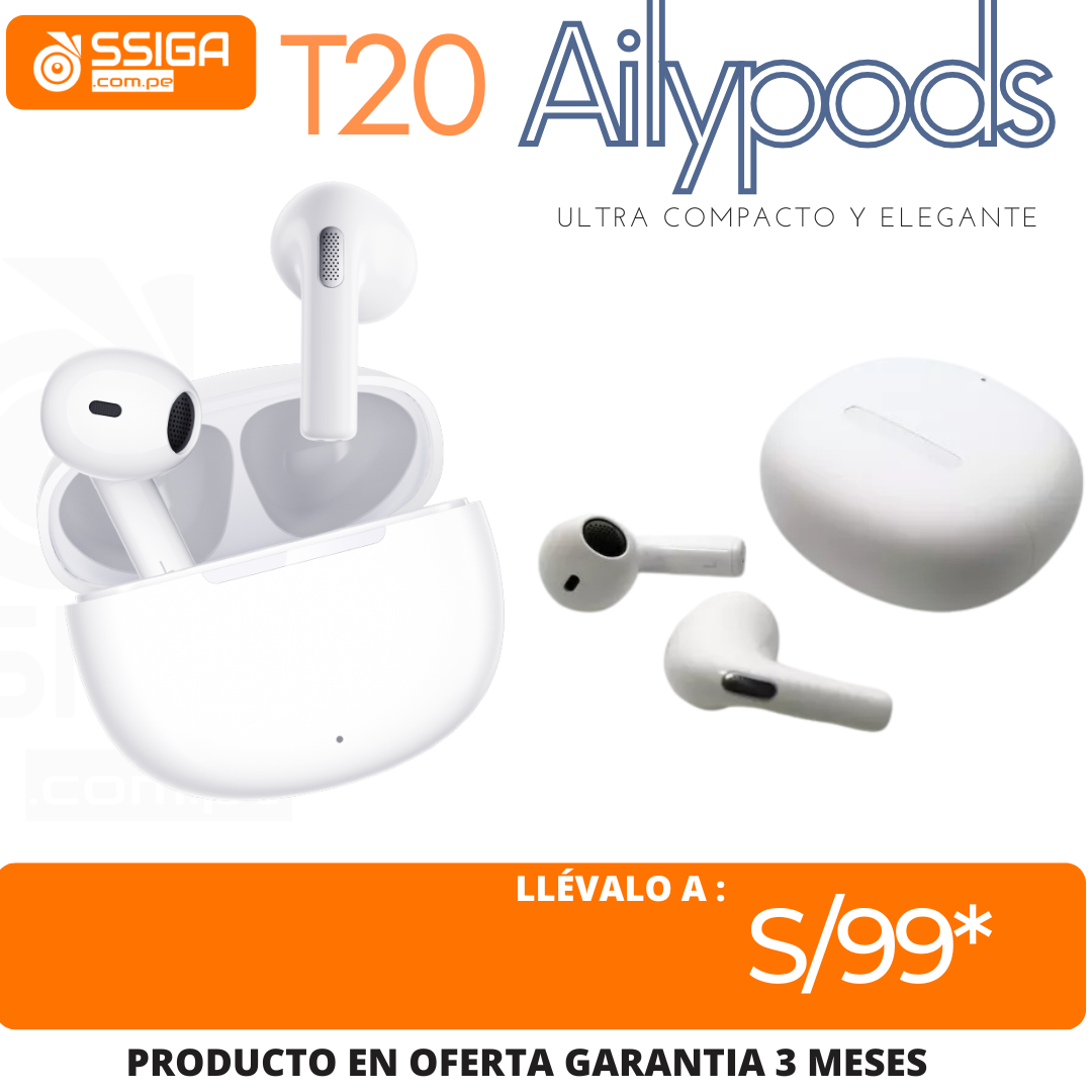 Qcy Ailypods/T20 Blanco